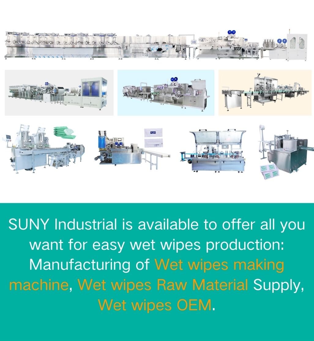 Wet wipes making machine Wet wipes making machine