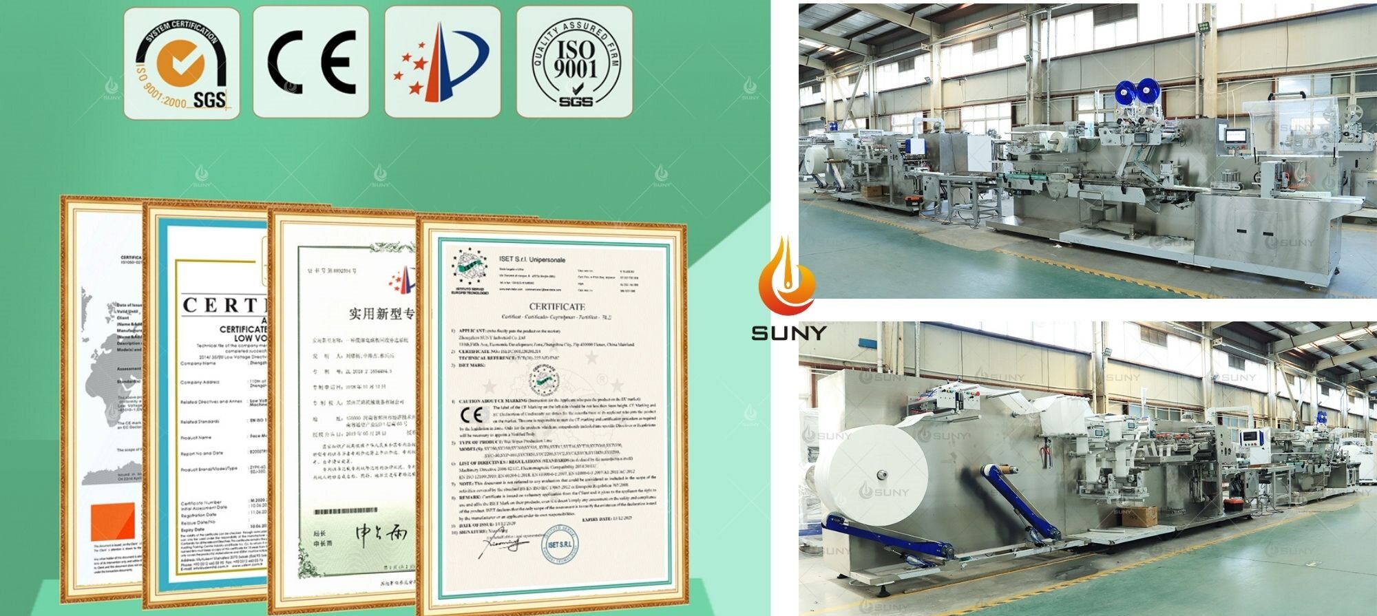 5-30 Pcs/Bag Wet Wipes Packaging Machines Site