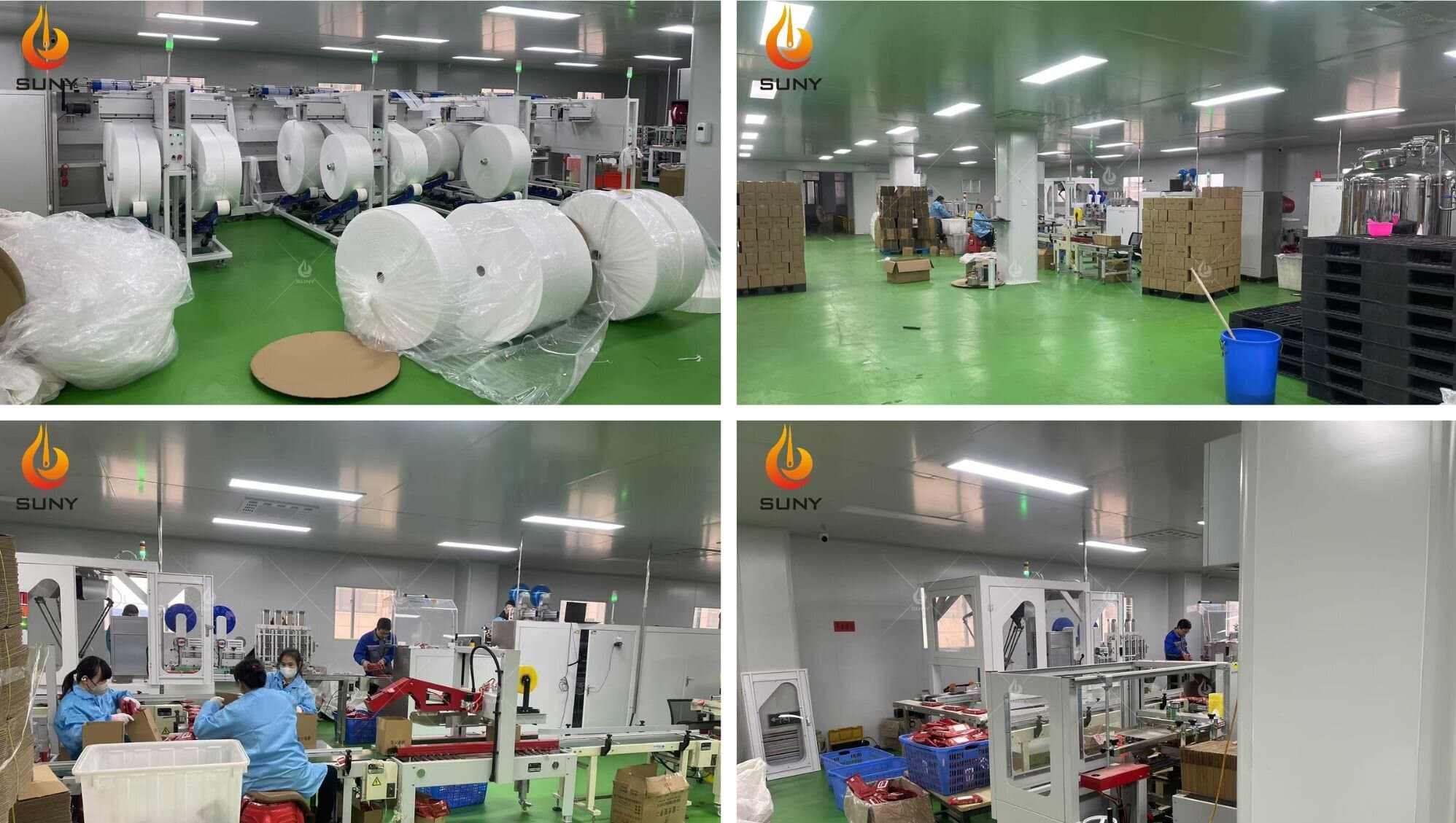 Fully Automatic Wet Wipes Production Workshop in Jordan