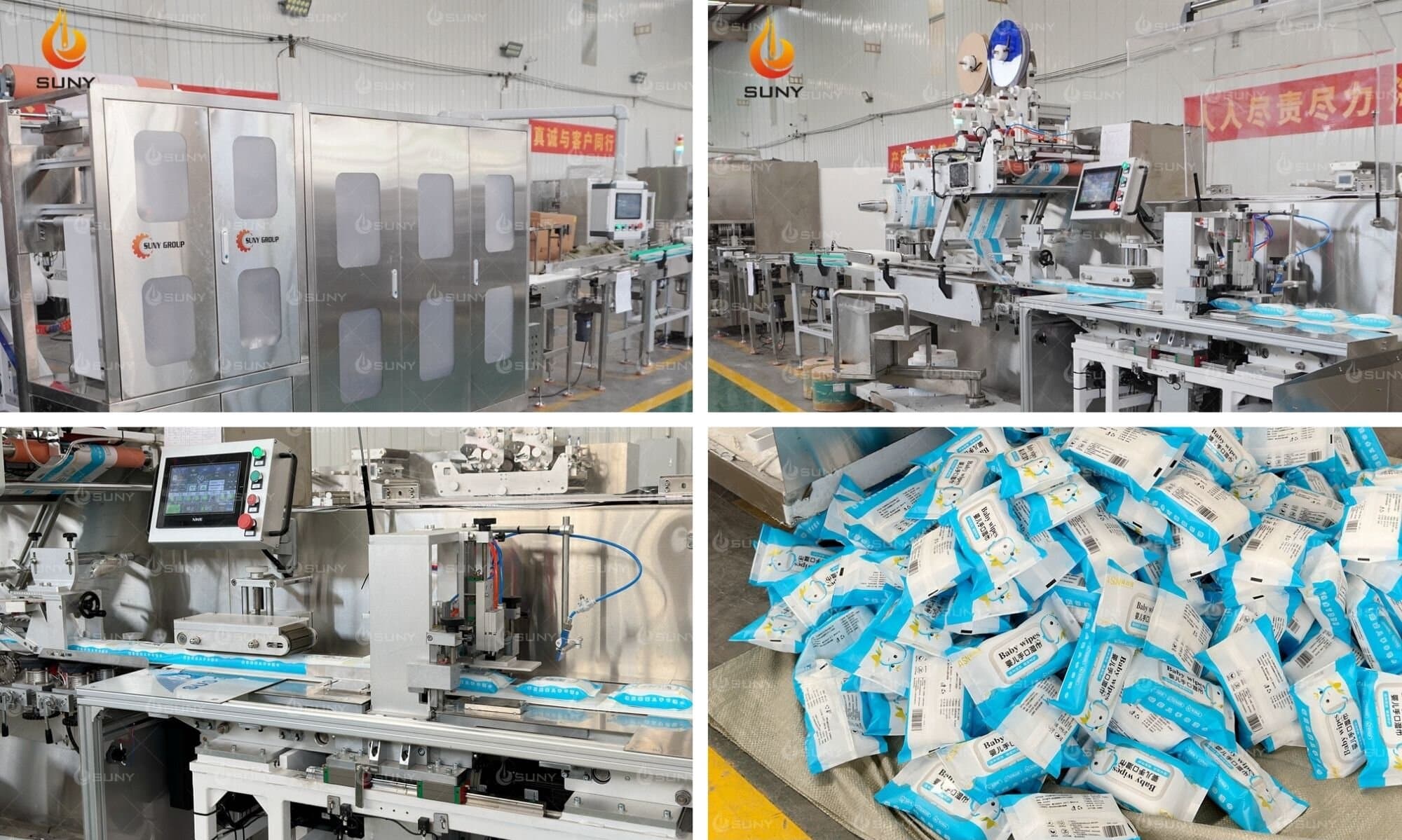 5 to 30pcs wet wipes machine small pack production